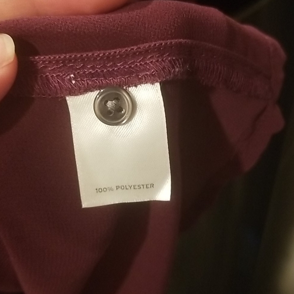 🌲Burgundy/maroon blouse - Picture 3 of 6